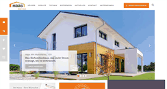 Desktop Screenshot of haas-fertighaus.ch