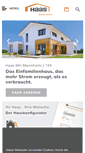 Mobile Screenshot of haas-fertighaus.ch
