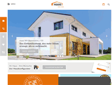 Tablet Screenshot of haas-fertighaus.ch
